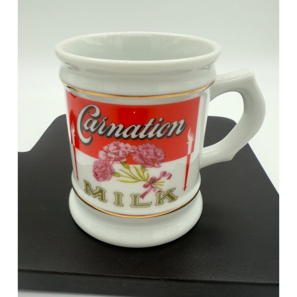 Vintage 1984 Carnation Milk Porcelain Mug – Franklin Porcelain Corner Store
